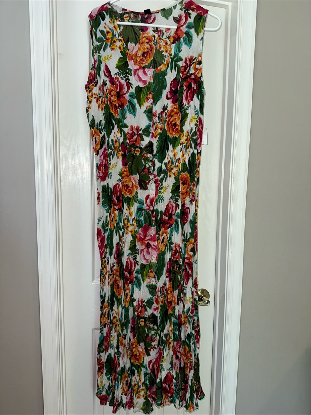 Denim 24/7 sleeveless maxi dress